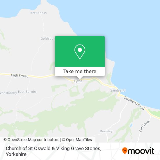 Church of St Oswald & Viking Grave Stones map