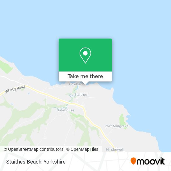 Staithes Beach map