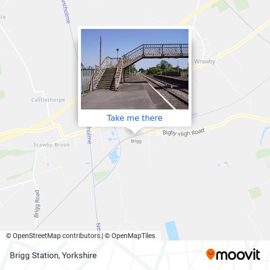 Brigg Station map