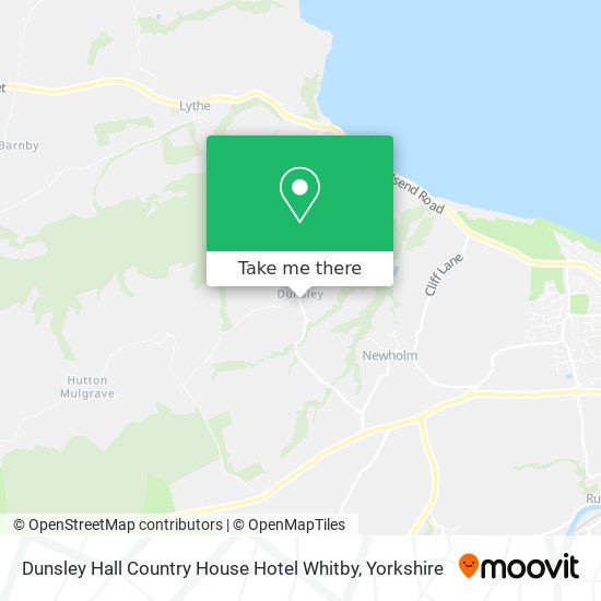 Dunsley Hall Country House Hotel Whitby map