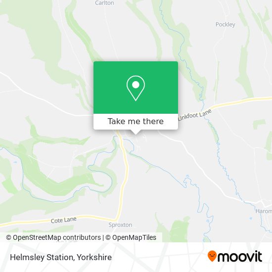 Helmsley Station map