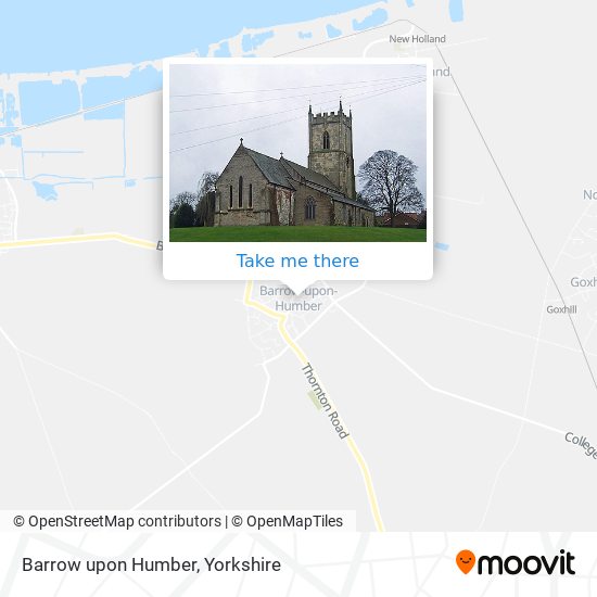 Barrow upon Humber map