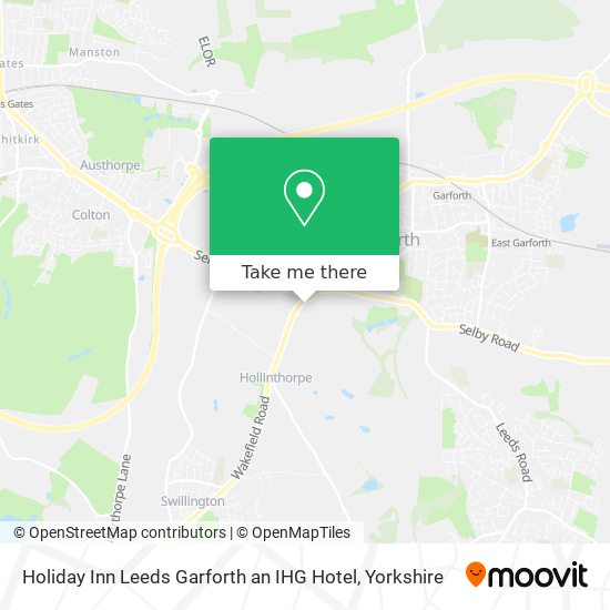 Holiday Inn Leeds Garforth an IHG Hotel map