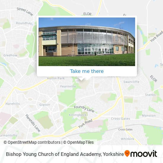 Bishop Young Church of England Academy map