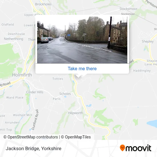 Jackson Bridge map