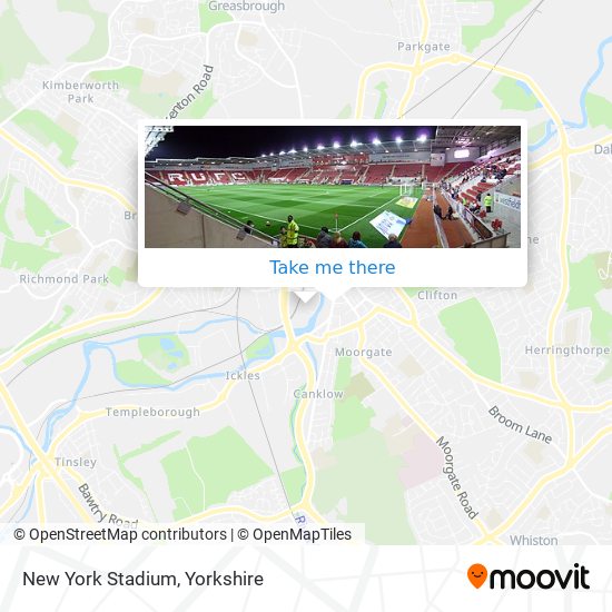 New York Stadium map