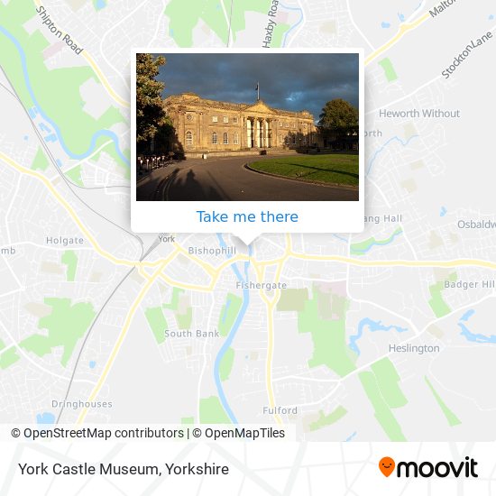 York Castle Museum map