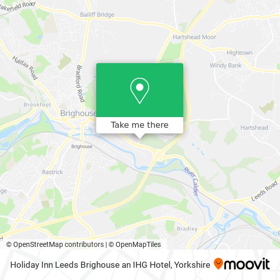 Holiday Inn Leeds Brighouse an IHG Hotel map