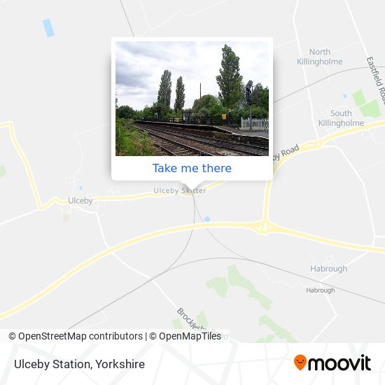 Ulceby Station map