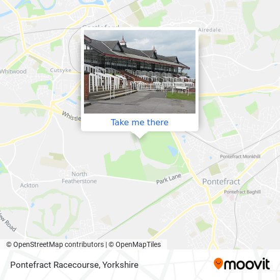 Pontefract Racecourse map