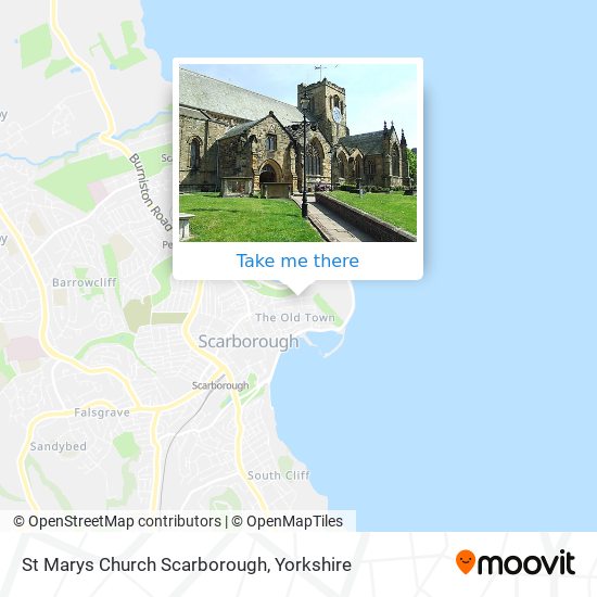 St Marys Church Scarborough map