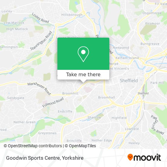 Goodwin Sports Centre map
