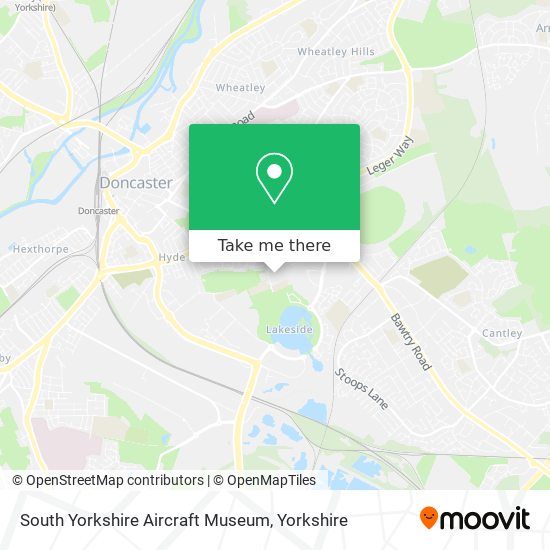 South Yorkshire Aircraft Museum map