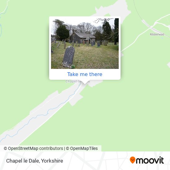 Chapel le Dale map