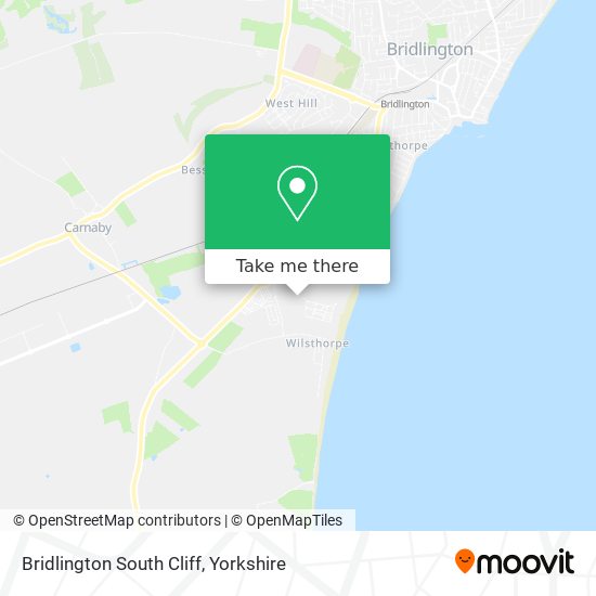 Bridlington South Cliff map