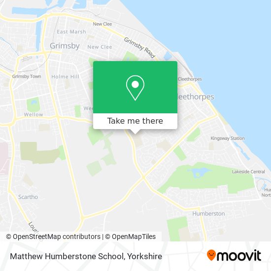 Matthew Humberstone School map