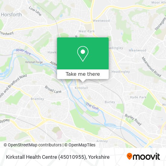 Kirkstall Health Centre (45010955) map