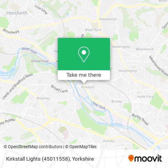 Kirkstall Lights (45011558) map