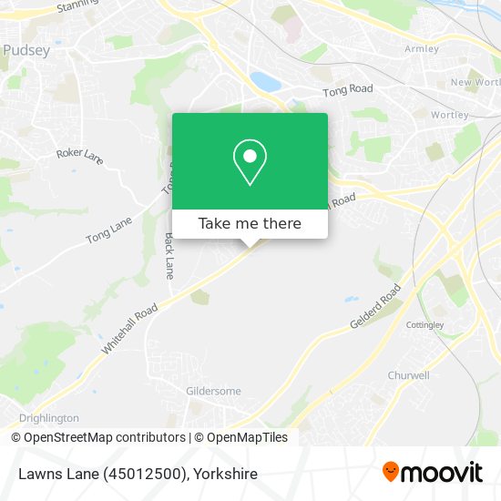 Lawns Lane (45012500) map