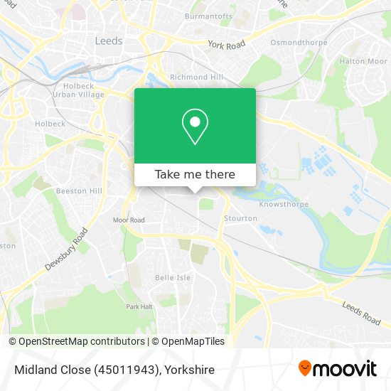 Midland Close (45011943) map