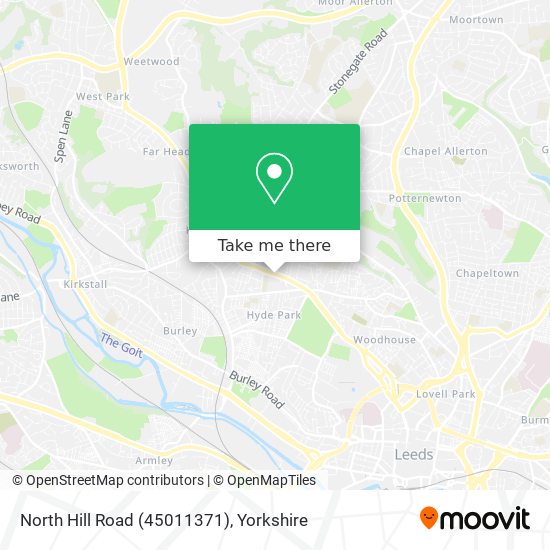 North Hill Road (45011371) map