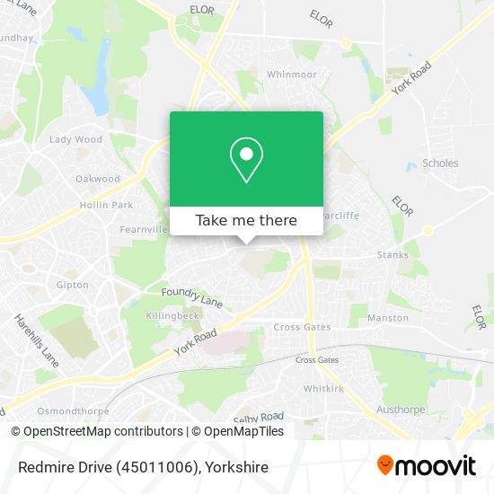 Redmire Drive (45011006) map