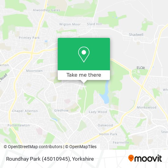 Roundhay Park (45010945) map