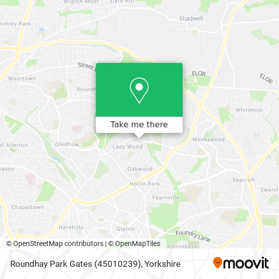 Roundhay Park Gates (45010239) map