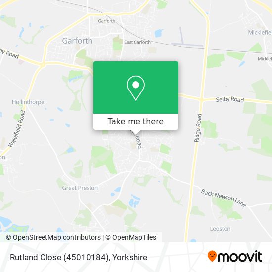 Rutland Close (45010184) map