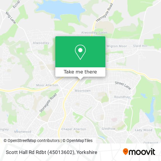 Scott Hall Rd Rdbt (45013602) map
