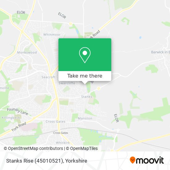 Stanks Rise (45010521) map