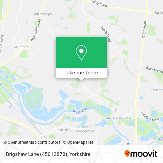 Brigshaw Lane (45012878) map