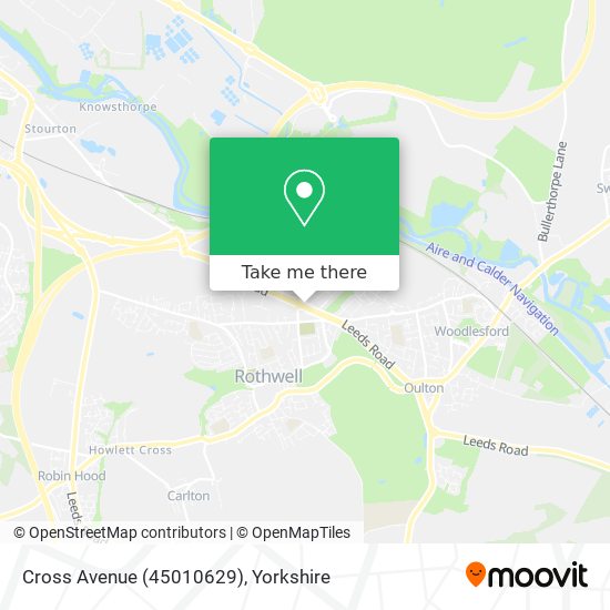 Cross Avenue (45010629) map