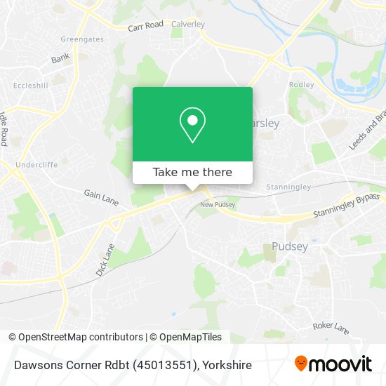 Dawsons Corner Rdbt (45013551) map