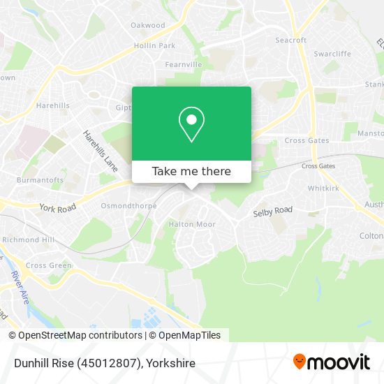 Dunhill Rise (45012807) map