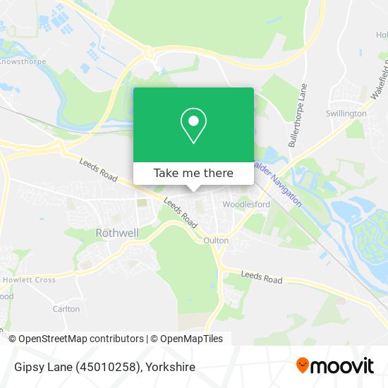 Gipsy Lane (45010258) map