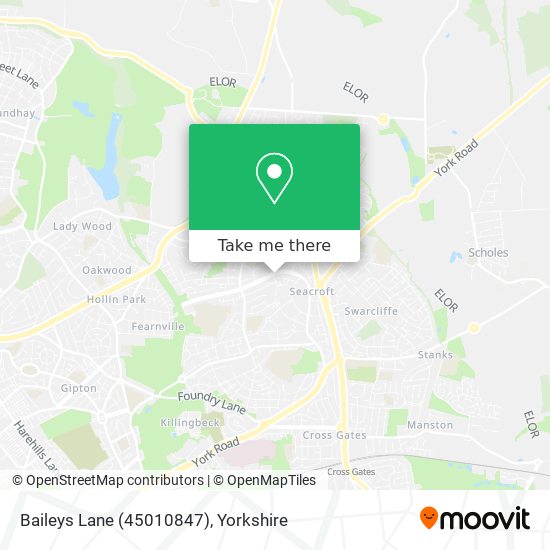 Baileys Lane (45010847) map