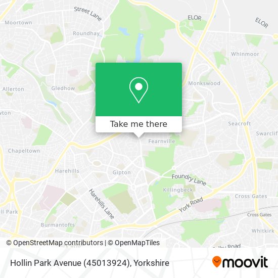 Hollin Park Avenue (45013924) map