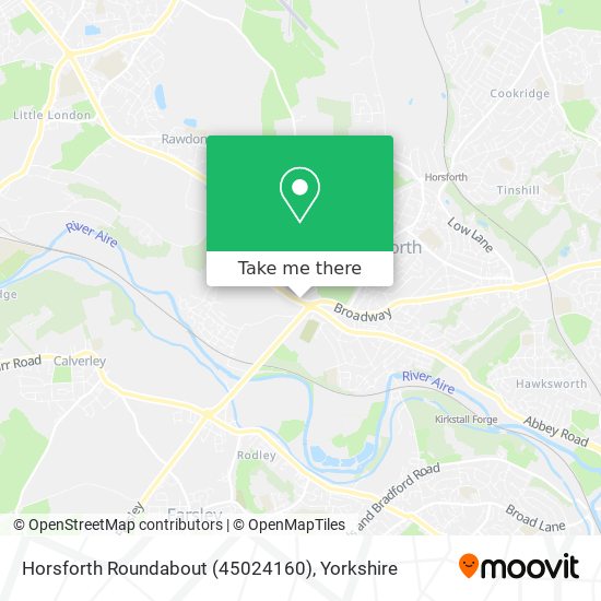 Horsforth Roundabout (45024160) map