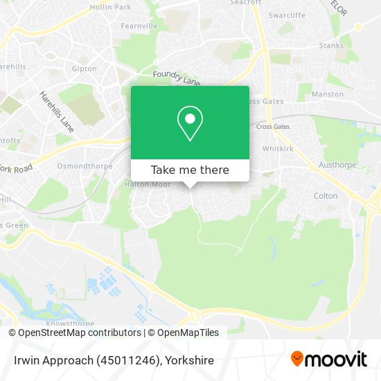 Irwin Approach (45011246) map