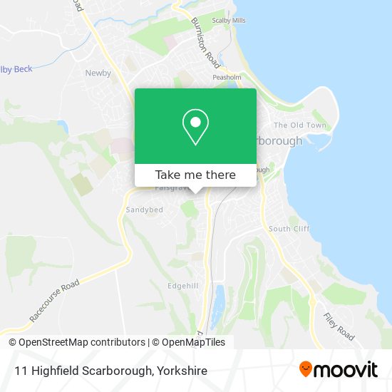 11 Highfield Scarborough map