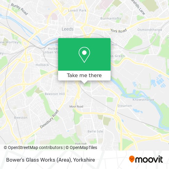 Bower's Glass Works (Area) map
