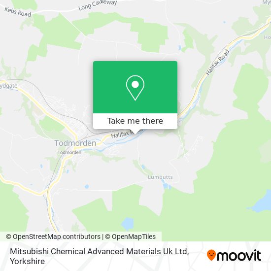 Mitsubishi Chemical Advanced Materials Uk Ltd map