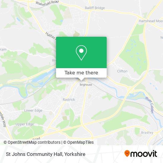 St Johns Community Hall map