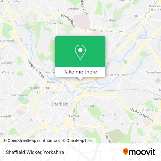 Sheffield Wicker map