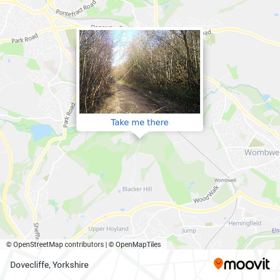 Dovecliffe map