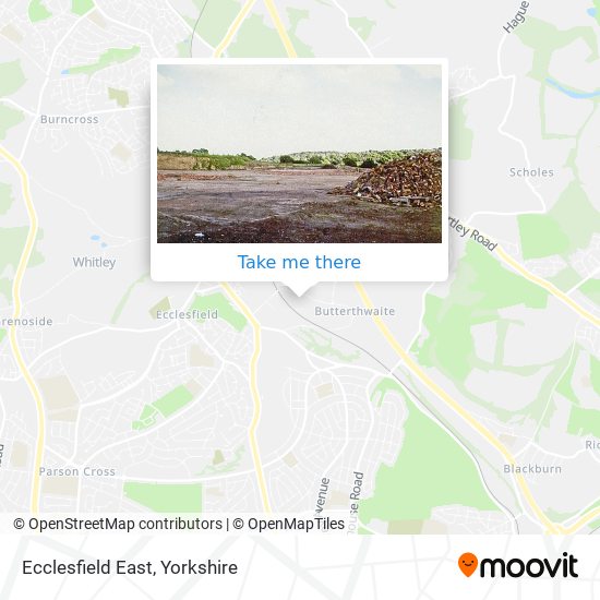 Ecclesfield East map