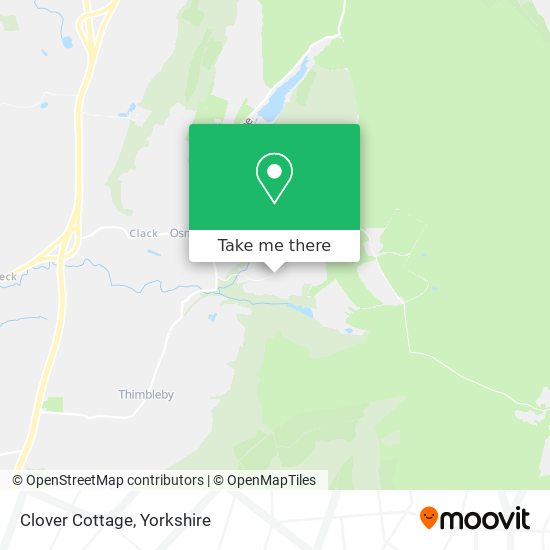 Clover Cottage map