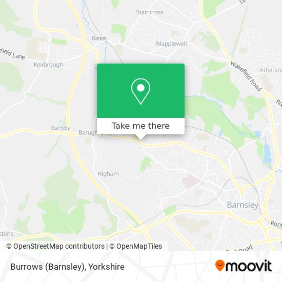 Burrows (Barnsley) map