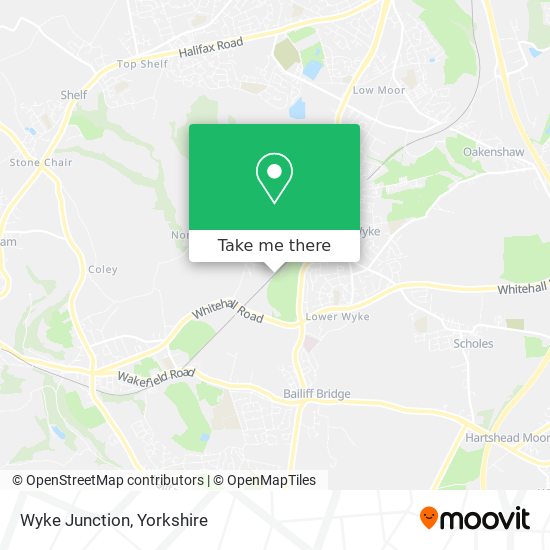 Wyke Junction map